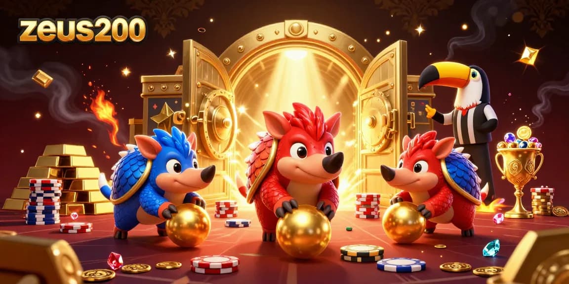 Zeus200 memeriahkan permainan dengan pangolins bersaing dan tumpukan chip poker