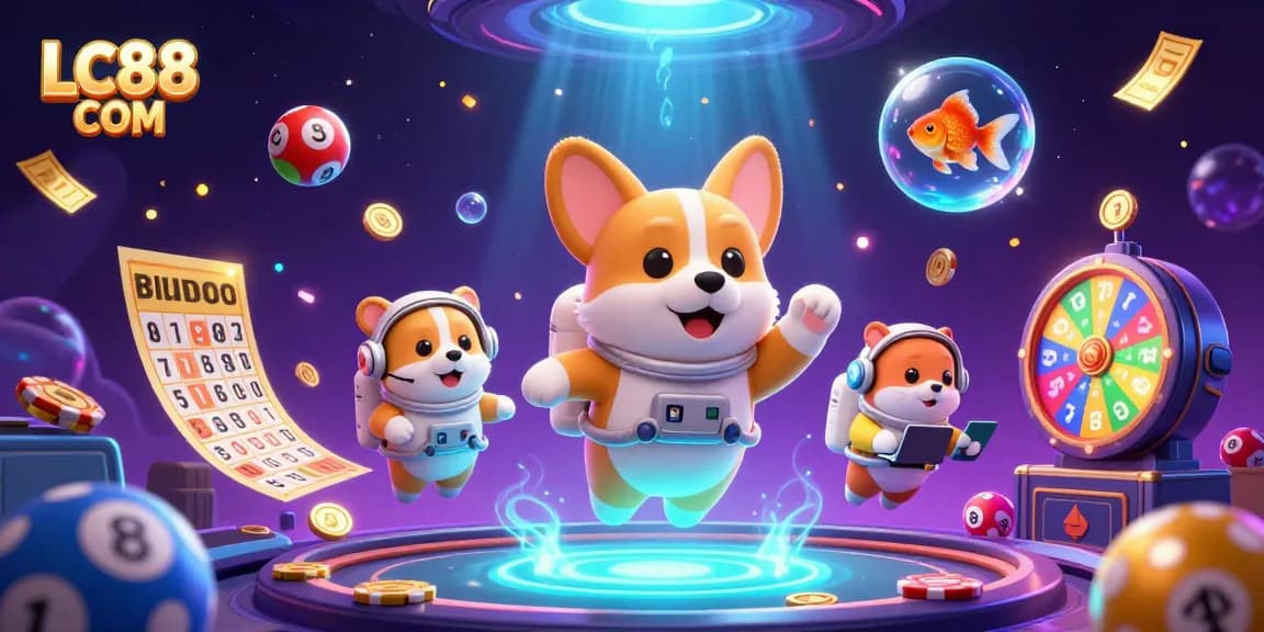 Experience exciting gameplay with LC88 COM, featuring vibrant slot visuals and dynamic casino elements.