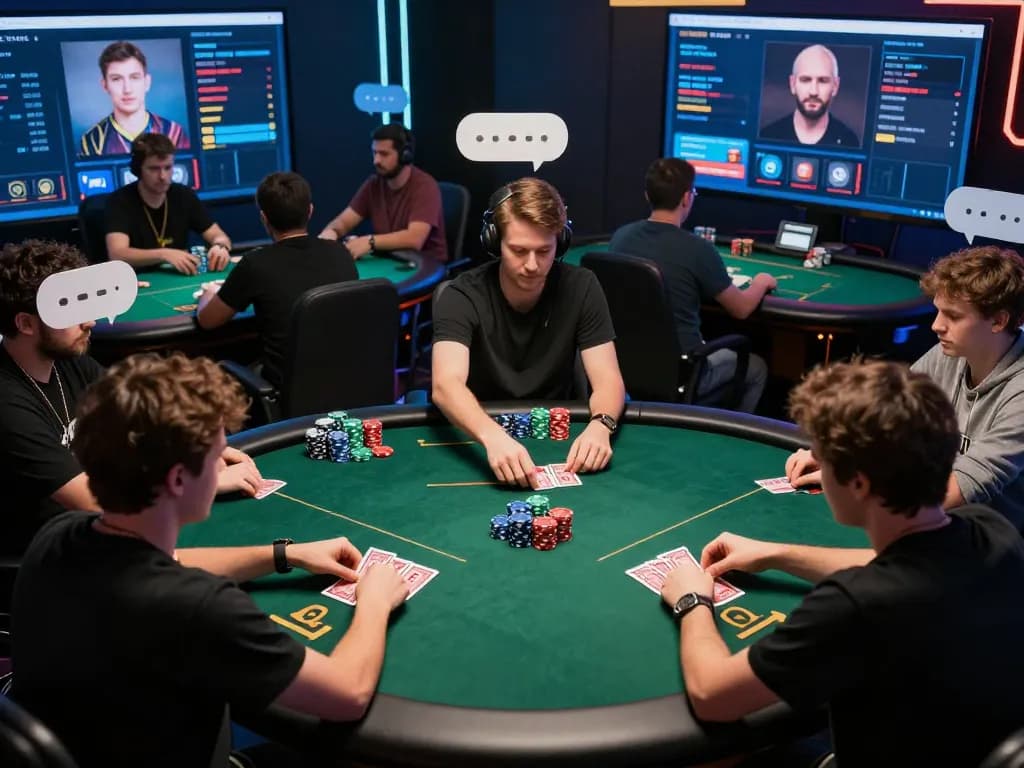 Players engage in competitive online poker on net88 platform, showcasing strategy and excitement in their gameplay.
