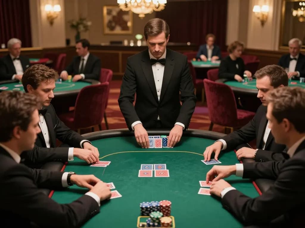 Rasakan kegembiraan Bandar Togel Slot di ruang poker mewah dengan permainan strategis.