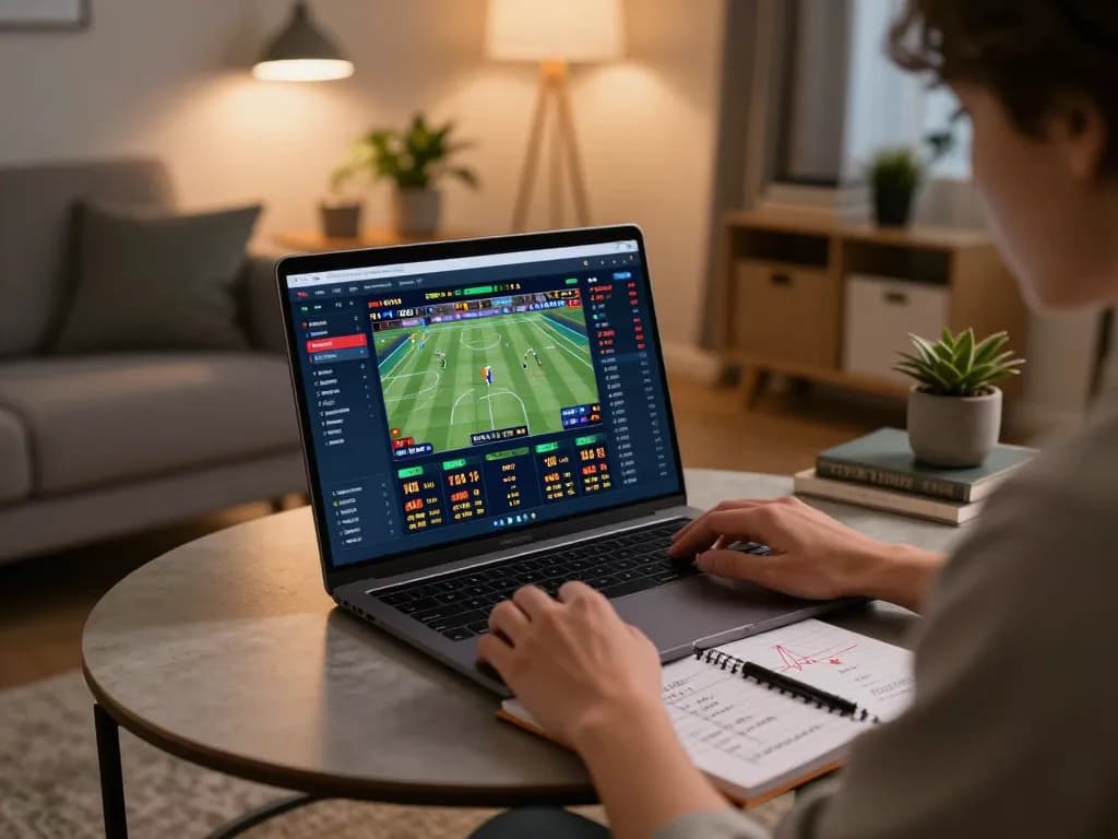 Engage in the ultimate betting experience with uu88 link in a modern home setup for responsible sports gambling.