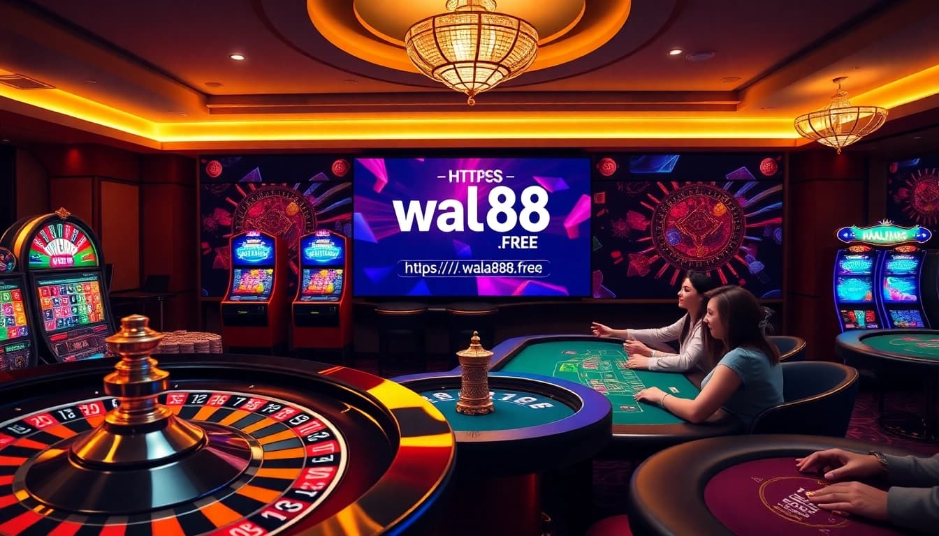 Experience thrilling moments at WALA88 with exciting card games and slot machines.