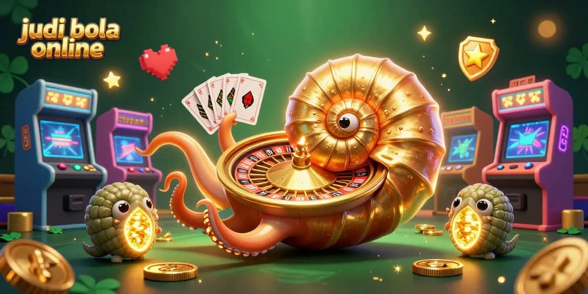 Experience thrilling judi bola online action with vibrant casino elements and captivating characters.