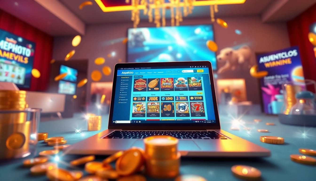 Asupantoto online gaming experience featuring engaging slot games and luxury elements.