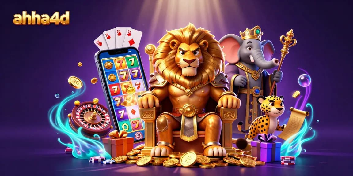 Experience thrilling moments at ahha4d with a vibrant casino scene showcasing excitement in slot games.