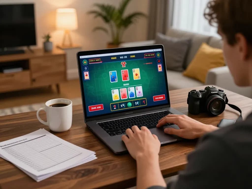 IDNSCORE RESMI live dealer blackjack gaming at home showcasing strategic play and betting insights.