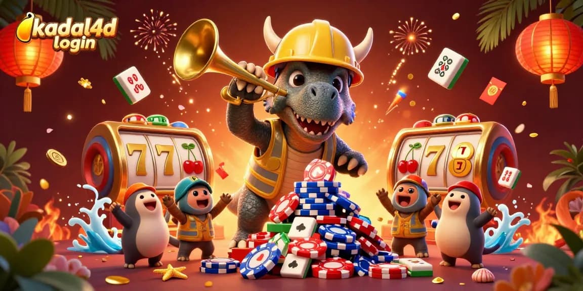Masuki dunia taruhan yang mendebarkan dengan kadal4d login, menyaksikan triceratops dan teman-temannya merayakan kemenangan.