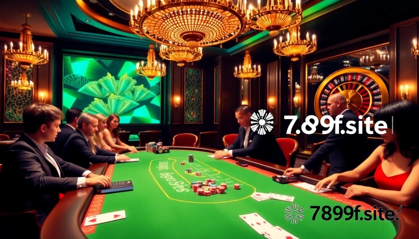 Experience the excitement of gambling at 789f.site/ with professional poker players engaged in high-stakes gameplay.