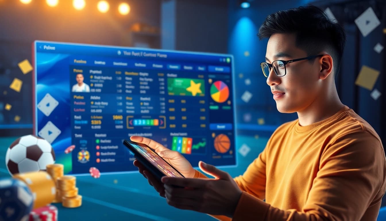 Experience nhà cái uy tín nhất việt nam through an innovative sports betting platform illustration.