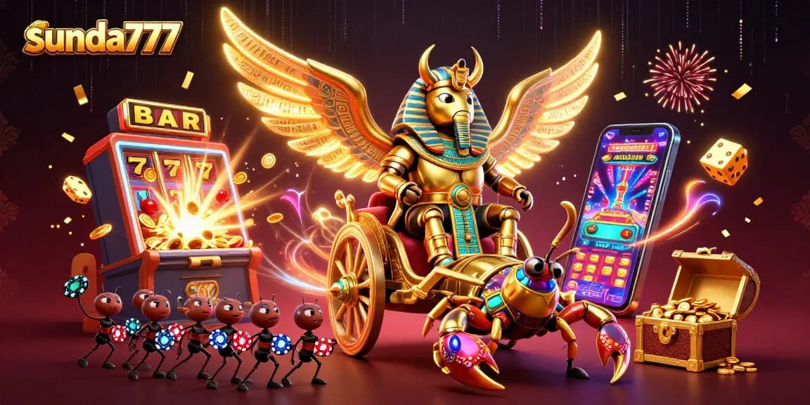 Menangkan jackpot di sunda777 dengan ilustrasi kasino 3D menyerang yang mengagumkan.