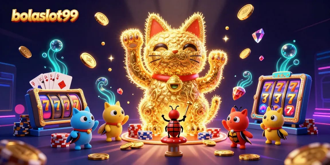Engage with bolaslot99 and uncover the excitement of dazzling slot machines and casino symbols.