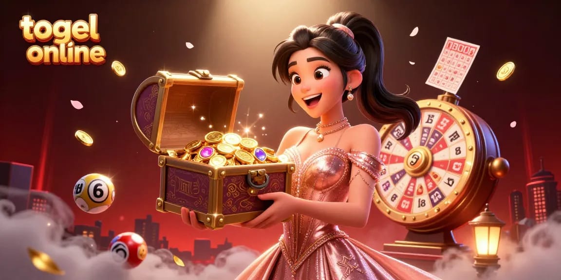 Main togel online dan rayakan kemenangan dengan peti harta karun menakjubkan berisi permata dan koin emas.