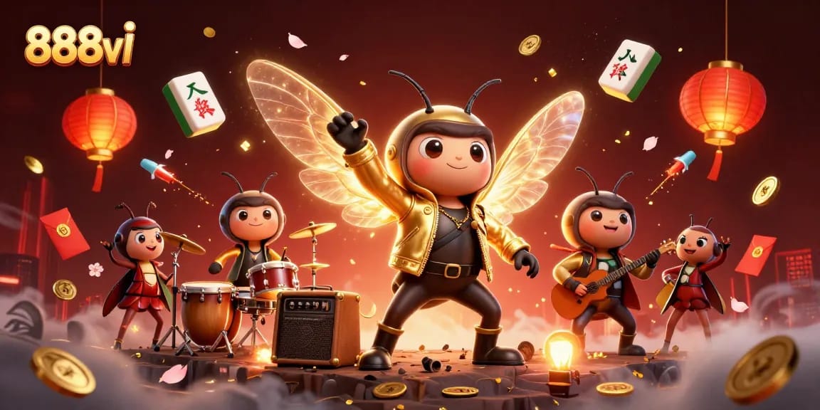 Experience vibrant gaming excitement with 888vi's 3D casino illustration showcasing high-energy characters and rich gameplay.