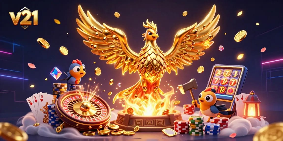 Menangkan kesempatan luar biasa di kasino v21 dengan ilustrasi 3D menakjubkan yang penuh energi.