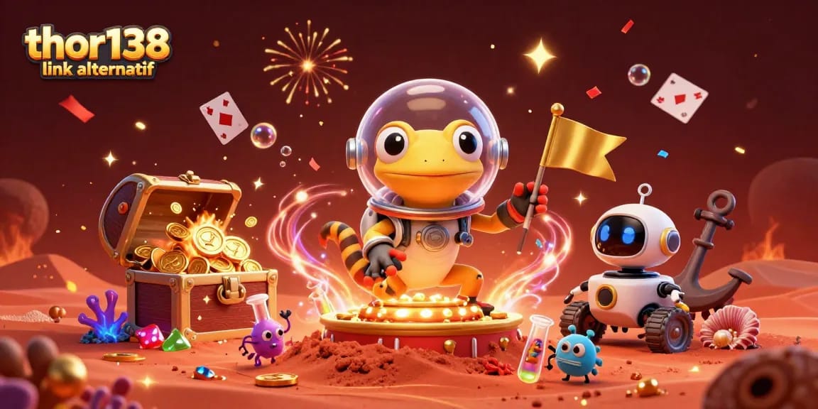 Gali thor138 link alternatif sambil menikmati permainan slot di kasino bertema luar angkasa yang megah.