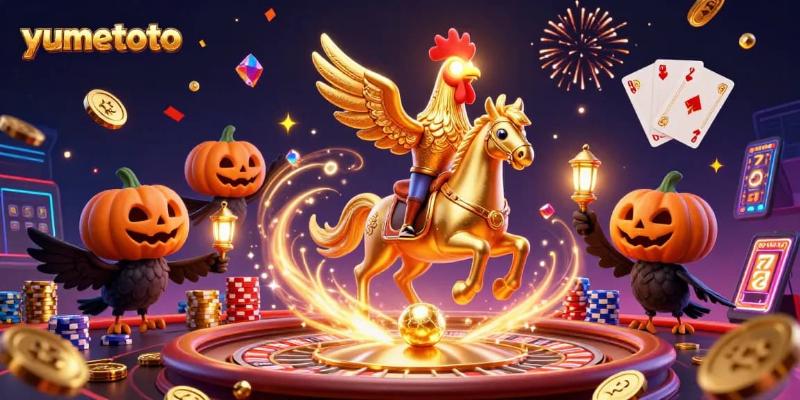 Experience yumetoto with vibrant gaming action, golden coins, and high-stakes excitement.