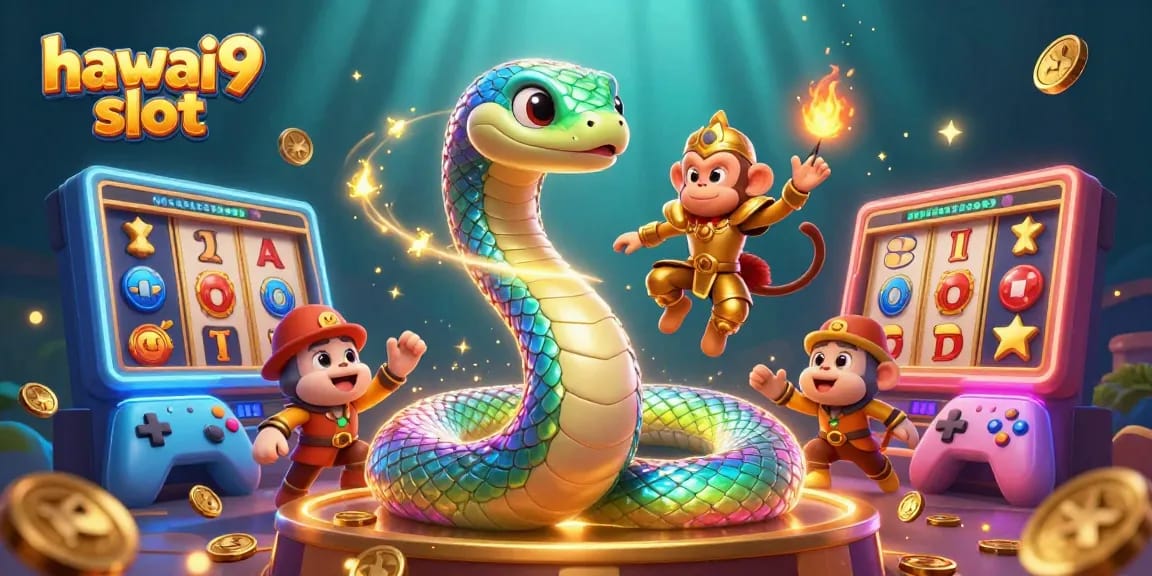 Engage in the vibrant world of hawai9 slot with eye-catching 3D characters and dynamic gaming elements.