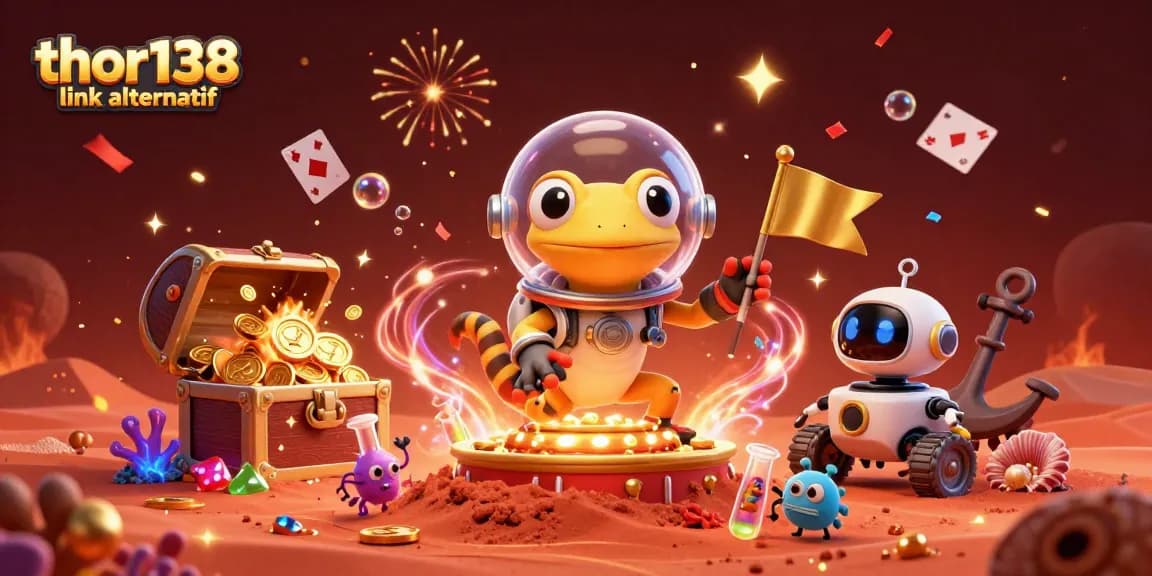 Gali thor138 link alternatif sambil menikmati permainan slot di kasino bertema luar angkasa yang megah.