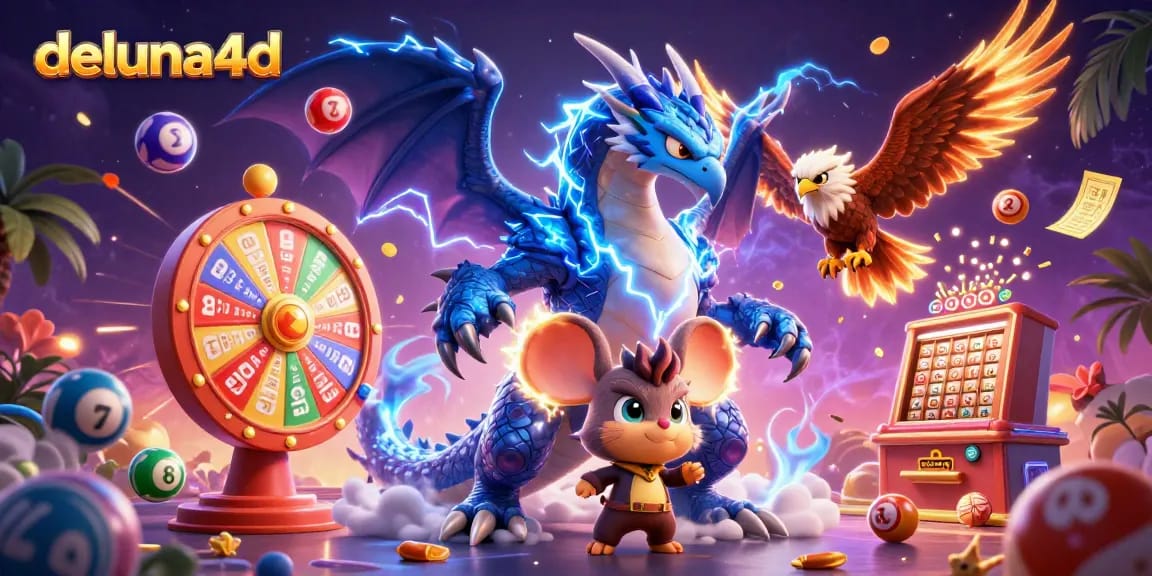 Join the excitement at deluna4d with dynamic lottery action featuring colorful lottery balls and vibrant game elements
