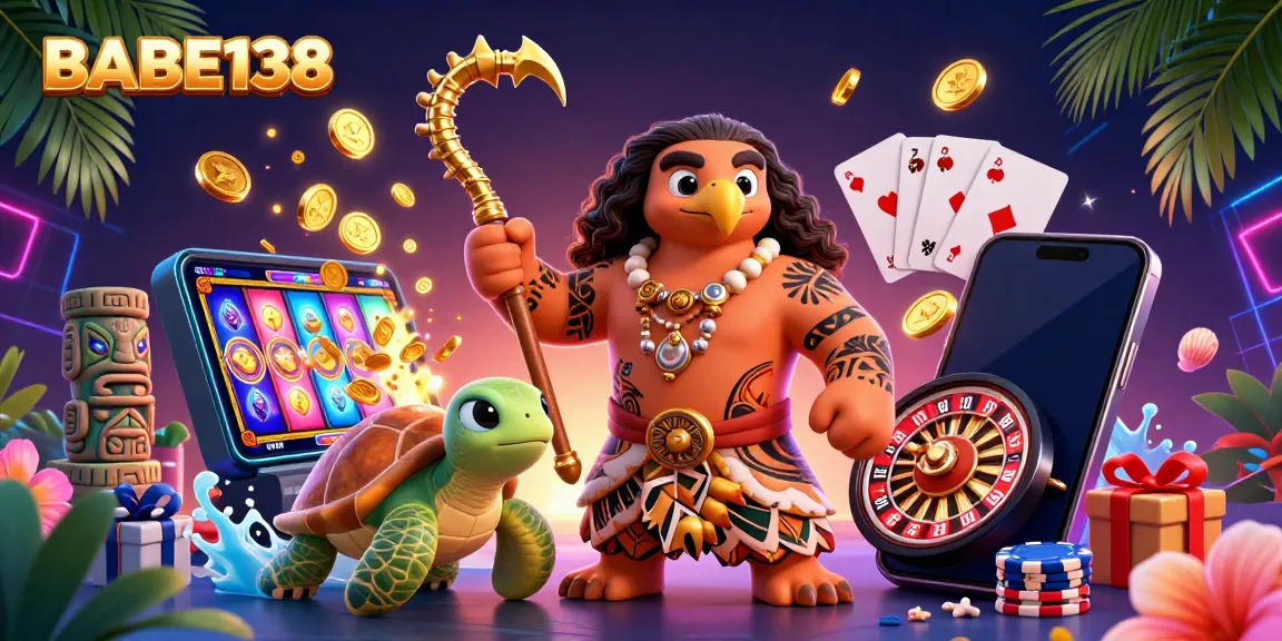 Permainan slot menarik di BABE138 dengan karakter unik dan elemen kasino.