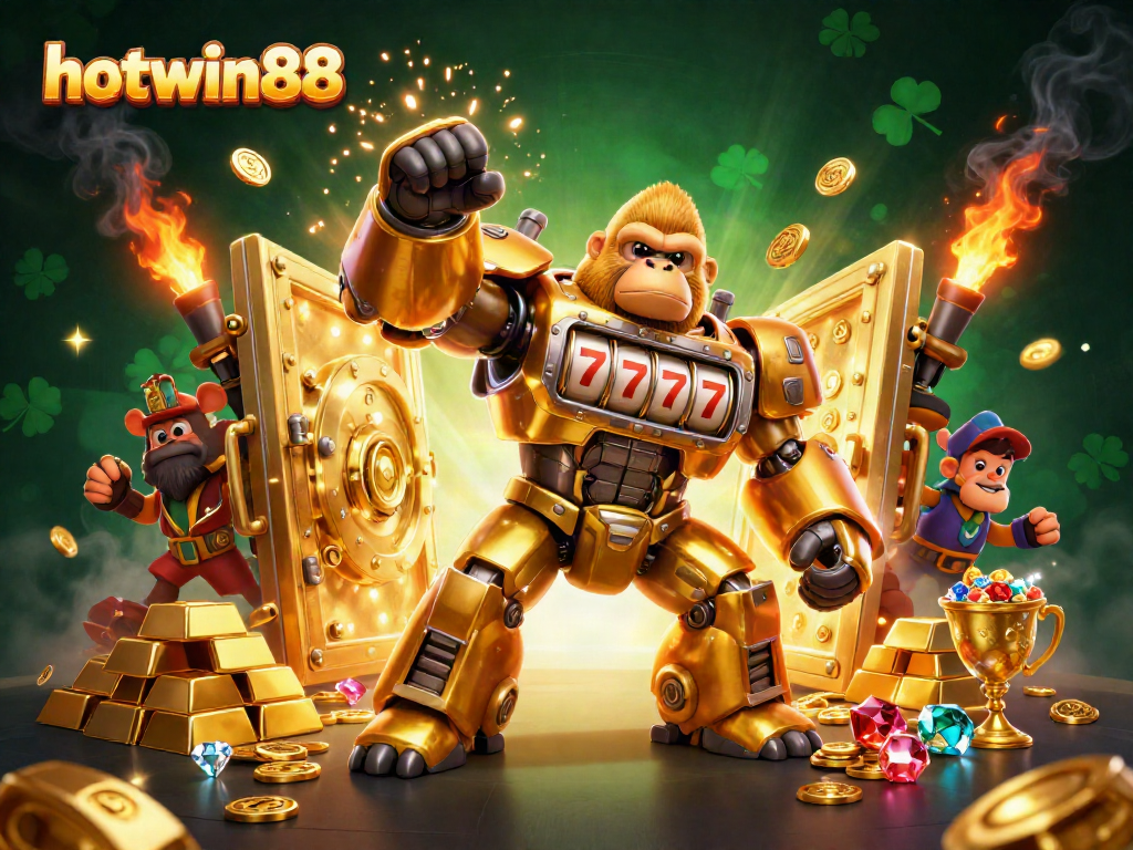 Mainkan slot gacor di HOTWIN88 dengan mesin slot dan piala jackpot yang mewah.