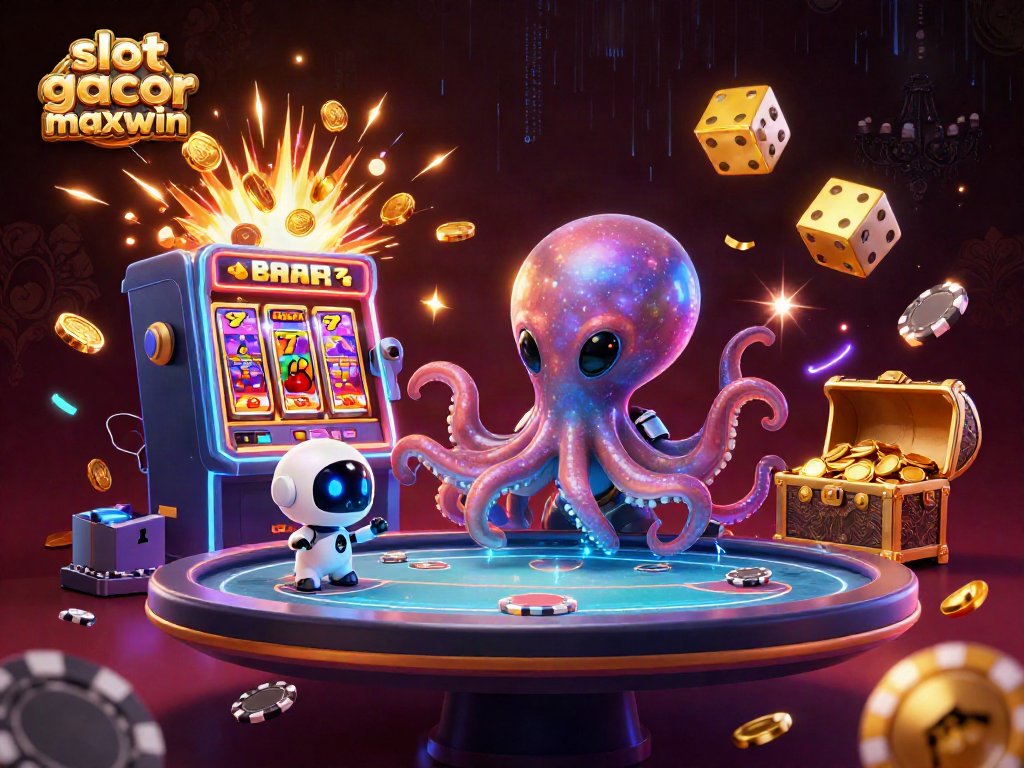 Experience exciting gameplay in a casino world with slot gacor maxwin and vibrant characters.