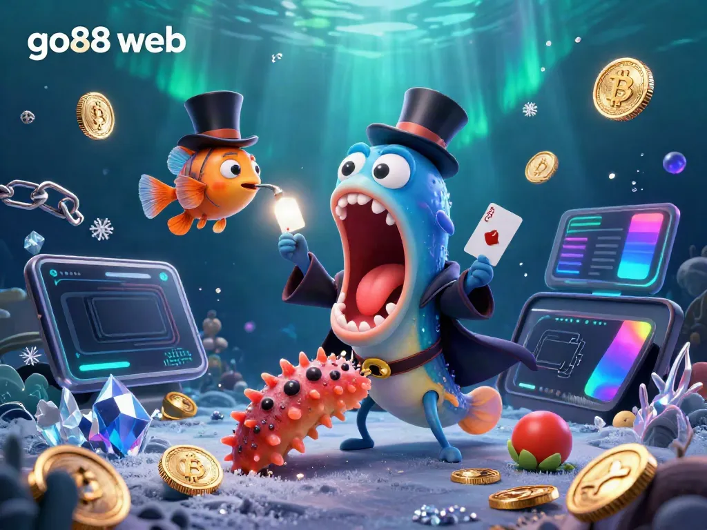 Experience thrilling gameplay at go88 web with dynamic underwater visuals and interactive characters.