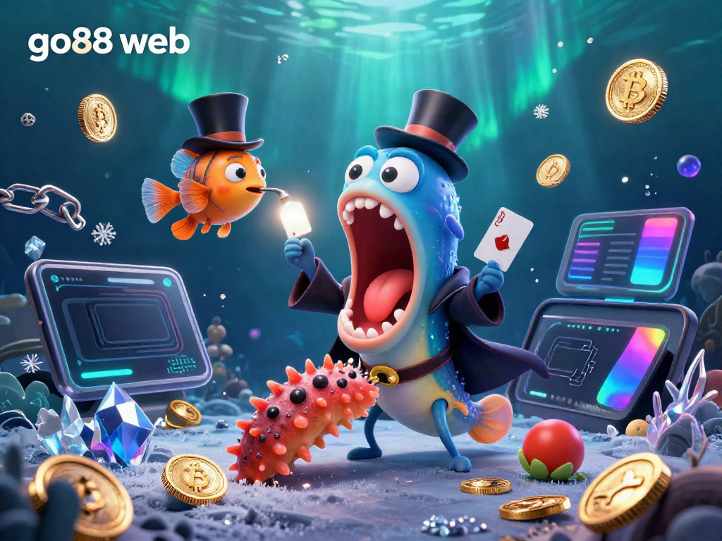 Experience thrilling gameplay at go88 web with dynamic underwater visuals and interactive characters.