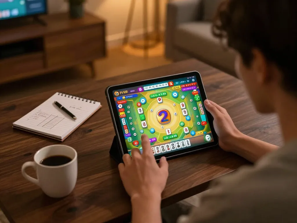 Berinteraksi dengan Mahjong Ways 2 oleh PG Soft dalam suasana rumah yang nyaman, menyoroti strategi untuk gameplay yang lebih baik.