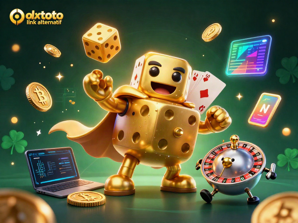 Engage with olxtoto link alternatif to explore new gaming options in a vibrant 3D casino scene.