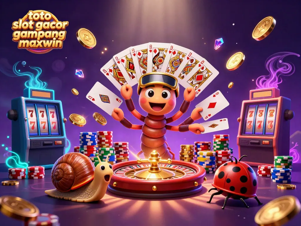 bermain di toto slot gacor gampang maxwin dengan dealer kartun dan banyak chip menumpuk