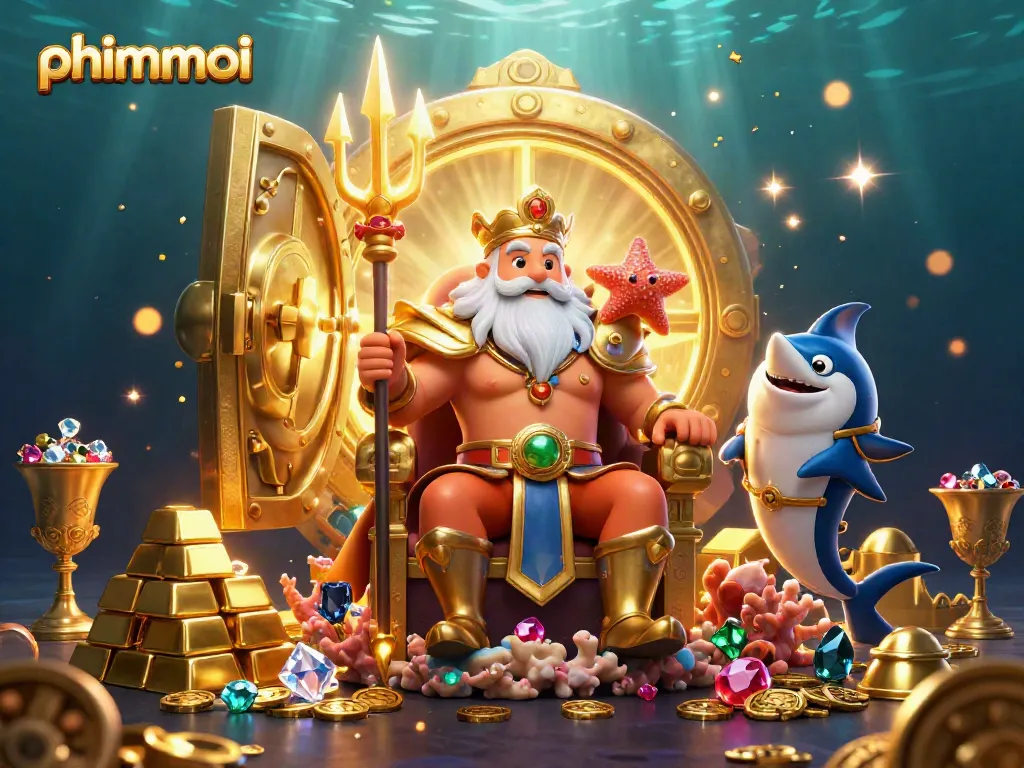 Experience dynamic casino action in phimmoi with Neptune, gems, and treasures!